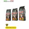 FAMMELLA Carbonella Briquette per Barbecue Carbone Vegetale Pressato brace sacchi da 3 kg