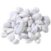 City Ston Ciottoli marmo Bianco Carrara 25/40mm sassi pietre arredo vasi e giardino 22 kg.