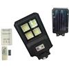 FOYU LAMPIONE STRADALE LED 30 W PANNELLO SOLARE FOTOVOLTAICO 180 LED CON TELECOMANDO