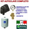 GWS - ITALTECNICA - PEDROLLO KIT AUTOCLAVE COMPLETO IDROSFERA GWS - MANOMETRO - PRESSOSTATO - RACCORDO 5 VIE