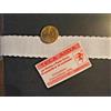 liotex 1 metro Bordo Bordura Fascia in tela aida 55 da ricamare H. 3,0 cm colore bianco