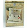 VERVACO SET CUSCINO CON BOTTONI PER RICAMO PUNTO CROCE CM 40X40 CON FILO E SCHEMA