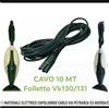 Compatibile Vorwerk Folletto CAVO FILO FOLLETTO ALIMENTAZIONE FOLLETTO VK 130 VK 131 10mt Compatibile