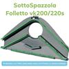 Piastra Setola Sottospazzola HD60 per Vorwerk Folletto VK200 Vk220s Compatibile