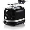 ariete TOSTAPANE ARIETE 0149/02 MODERNA 2 TOAST COLAZIONE BRUSCHETTE SANDWICH NERO arx