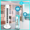 Hoomei VENTILATORE A TORRE COLONNA PIANTANA PORTATILE SENZA PALE 45W CON TIMER GRIGLIA