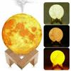 Diffusore Aromi Lampada Luna 3D LED Moon Light Umidificatore Depuratore Aria
