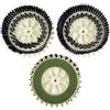 ADATTABILI FOLLETTO TRIS SPAZZOLE SETOLE CON PAD RUVIDO PER LUCIDATRICE FOLLETTO PULILUX PL 515
