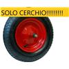 UTILIA CERCHIO PER RUOTA CARRIOLA CERCHIONE DISCO FERRO RUOTE CARRIOLA 350-8 VESPA