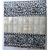 Applique in resina e madreperla bianca cm27x12x30 etnico luce da muro moderno A