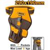 INGCO Fodero fondina borsa portautensili portattrezzi 6 tasche con cintura