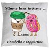 Mr GADGETS CUSCINO AMICIZIA BEST FRIEND STIAMO BENE INSIEME COME REGALO NATALE COMPLEANNO