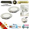 ANIDEA 2x NIX FARETTO da INCASSO LED 2W SLIM 14mm MOBILI MENSOLE CAPPA driver integrato