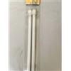 Swish Coppia Bastoni tende bacchette x tenda 60-80 cm bianco tipo piatto estensibili