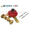 MONDIAL MINI CENTRALINA GAS CON REGOLATORE KG.10 CON 2 ATTACCHI BOMBOLE GAS GPL PROPANO