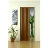 FORTE PORTE PORTA A SOFFIETTO 83x214 CM SCORREVOLE IN PVC DA INTERNO BIANCA NOCE