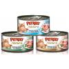 petreet 96 Scatolette Petreet Natura 70Gr gusti a scelta Umido Naturale Gatto