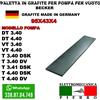Elettromeccanica Pierro PALETTA IN GRAFITE PER POMPA VUOTO BECKER DTLF VTLF TLF KDT KVT DVT PICCHIO DT U