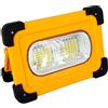 Faro faretto LED 80W con pannello solare ricaricabile torcia da lavoro 92183