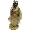 EUROMARCHI Re Magio Personaggio Presepe Plastica Dipinto a Mano Natale Re Magi 13 cm