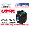 Lampa TANICA CARBURANTE DA 5 LITRI CON TRAVASATORE OMOLOGATA PER BENZINA E DIESEL