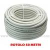 DIANFLEX TUBO IN GOMMA BIANCO MM.13 X 20 PER GAS METANO CUCINA ROTOLO 50 METRI