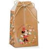 LE GEMME DI VENEZIA 50 SCATOLA PER BOMBONIERA DISNEY FORMA BUSTINA TAG MINNIE FLOWER CON BIGLIETTINO