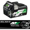 HiKOKI Batteria originale Hitachi Hikoki al litio multi volt 18V-36V 5Ah BSL36A18