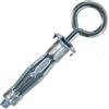 2 o 4 Tasselli occhiello metallici cartongesso acciaio stop fissaggio ferramenta