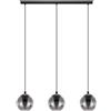 EGLO Lampadario moderno design fumè 3 luci GL0586