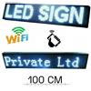 Insegna Luminosa a led wifi Scritta personalizzata scorrevole tabella negozio