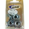 Labor 4 Fondelli a Quattro Punte 8 mm Fondello Dado Sicurezza Modello Ragno
