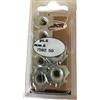 Labor 6 Fondelli a Quattro Punte 6 mm Modello Ragno Dadi Sicurezza Fissaggio Legno