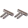 Oreca 2 Cerniere tornite ANUBA con testina ø 9 mm cerniera cromato lucido cromo