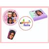 KIT ADDOBBI FESTA COMPLEANNO BARBIE X8X16X24X32X40 PERSONE PIATTI BICCHIERI