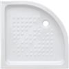 Aeffe Services Srl Piatto doccia semicircolare 90 x 90 cm H 10 cm porcellana antiscivolo bianco