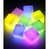 CUBETTI DI GHIACCIO LUMINOSI STARLIGHT 24 PZ. ICE CUBE FESTE PARTY EFFETTI LUCI