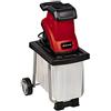 Einhell Trituratore elettrico GC-KS 2540 CB (2.500 W, spessore del ramo max. 40 mm, 2 lame reversibili in acciaio, cassetta di raccolta da 55 L, maniglia per il trasporto, pressino)