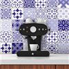 Ambiance Sticker Rivestimenti Autoadesivi per Cucina e Bagno Mykonos - 9 Piastrelle Adesive 10 x 10 cm