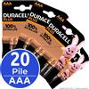 Duracell BATTERIE DURACELL STILO AA MINISTILO AAA PILE ALCALINE PLUS POWER Extra Life