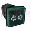 IMEL SPIA QUADRATA 24X24 FRECCE INDICATORI DI DIREZIONE TRATTORE MOTOAGRICOLA MULETTO