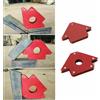 MWH SQUADRA MAGNETICA MAGNETE PER SALDATURA SALDATRICE 45° 90° 135° 25LB 12Kg
