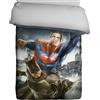 DC Comics Trapunta Batman Vs Superman Piumone invernale 180x260cm Imbottitura 320gr/mq