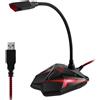 EACHITALY PDR*MICROFONO DA TAVOLO SCRIVANIA MEETING VOICE CONFERENZE GAMING PC USB Q55