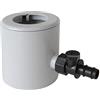 First Plast RAPF186N Recuperatore Acqua Piovana con Parafoglie e Valvola Portagomma, Grigio