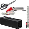 IKRA cesoie per erba e arbusti a batteria 2in1 IGBS 1054 LI 7,2 V, incl. batteria, caricabatterie, forbici mulituso e borsa