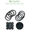 BRYTON Staffe manubrio RIDER 10 100 310 330 530 art. BRSC10 confezione 2 pezzi