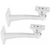 SHARD-LAB COPPIA STAFFE TELECAMERA STATIVI CASSE ACUSTICHE METALLO SUPPORTI PARETE 25 CM