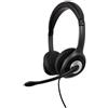 V7 Deluxe On Ear Usb Headset Headphones Nero