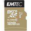 Emtec Micro Sd 128gb Memory Card Oro